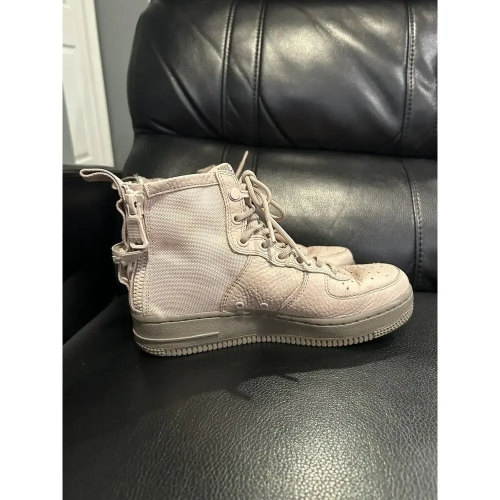 Nike SF Air Force 1 Mid Siltstone‎ Pink Shoes AA3966-600 Sz 8.5